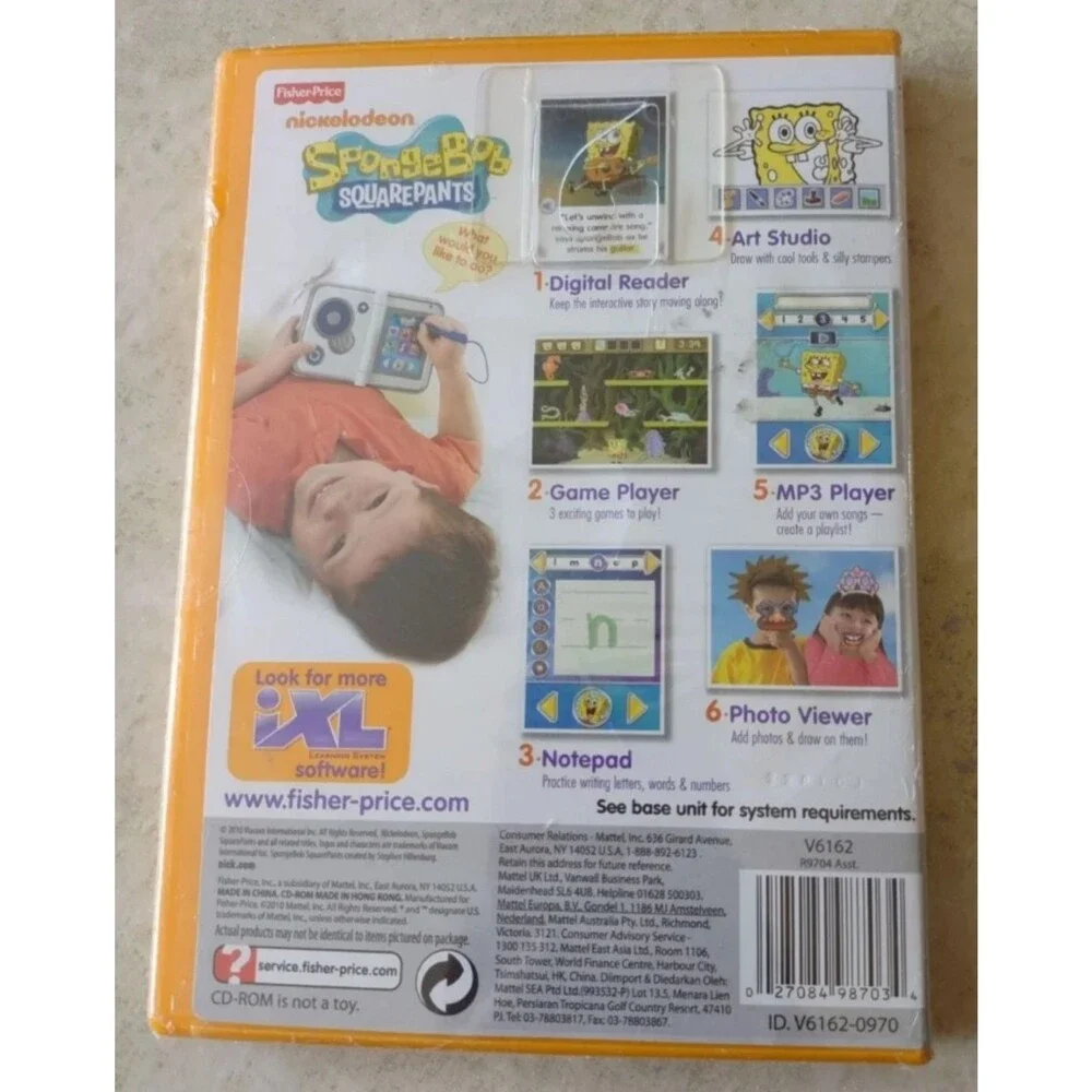 NEW SpongeBob SquarePants iXL Game Factory Sealed